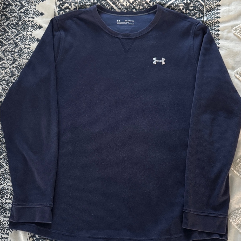 Under Armour Dark Blue Crew Neck Top